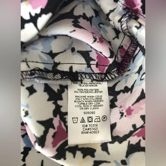 Loft Floral Wrap Skirt Size 4 - Picture 6 of 7